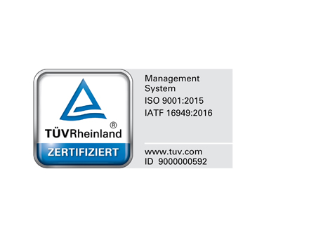 Zertifikat ISO 9001:2015