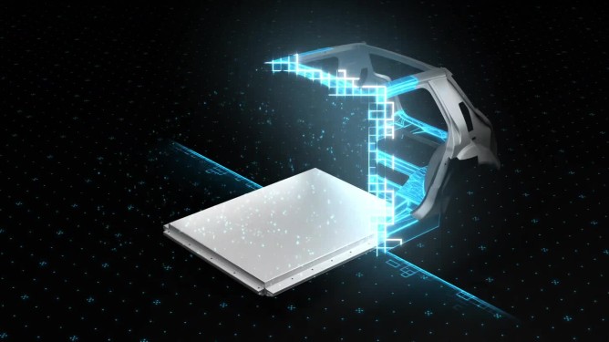 Battery housing made of steel