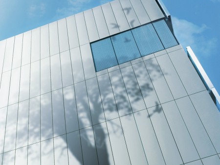 Steel facade