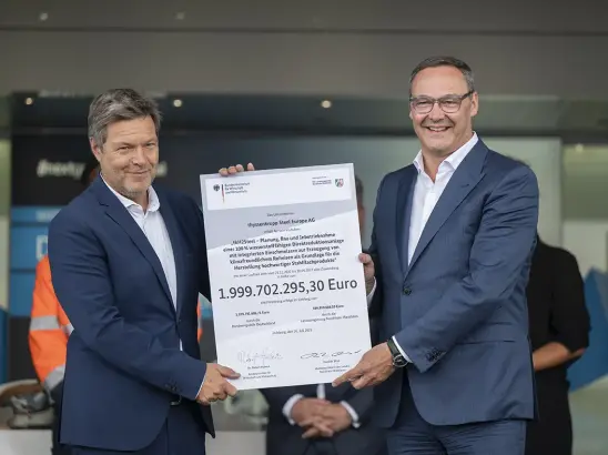 Robert Habeck and Bernhard Osburg Robert Habeck and Bernhard Osburg