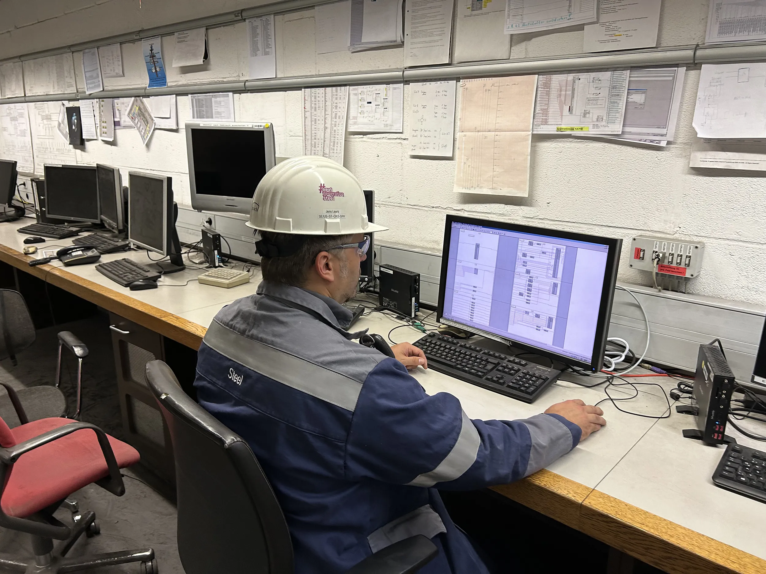 Jens Leurs am Rechner Jens Leurs am Rechner