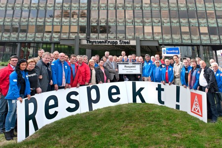 ThyssenKrupp Steel Europe: Kein Platz für Rassismus