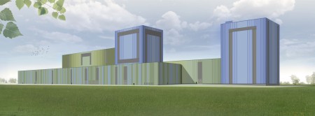 Ansicht der geplanten Feuerbeschichtungsanlage in Dortmund