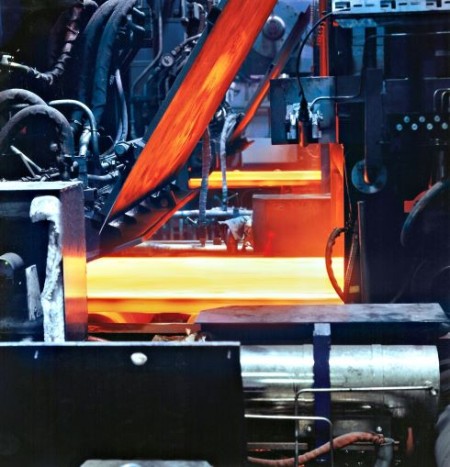 Die Gießwalzanlage am Standort Duisburg produziert aus flüssigem Rohstahl sogenanntes „Warmband“, aufgewickeltes Stahlblech, das im heißen Zustand gewalzt wurde. Die Gießwalzanlage am Standort Duisburg produziert aus flüssigem Rohstahl sogenanntes „Warmband“, aufgewickeltes Stahlblech, das im heißen Zustand gewalzt wurde.