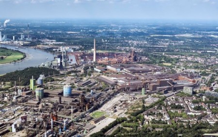 Luftaufnahme Standort Duisburg, thyssenkrupp Steel Europe AG  Luftaufnahme Standort Duisburg, thyssenkrupp Steel Europe AG