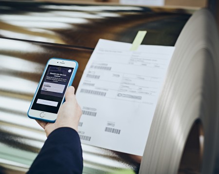 Mit der Packaging Steel App können nun Reklamationen digital eröffnet werden.