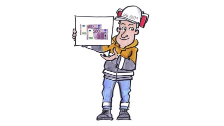 Comicfigur „Will Helm“ zeigt Mitarbeitenden von thyssenkrupp Steel sicheres Verhalten im Arbeitsalltag: Diese Idee wurde von der Berufsgenossenschaft Holz und Metall ausgezeichnet. Das Preisgeld spendet das Safety-Team der Jugendfeuerwehr Finnentrop. Comicfigur „Will Helm“ zeigt Mitarbeitenden von thyssenkrupp Steel sicheres Verhalten im Arbeitsalltag: Diese Idee wurde von der Berufsgenossenschaft Holz und Metall ausgezeichnet. Das Preisgeld spendet das Safety-Team der Jugendfeuerwehr Finnentrop.