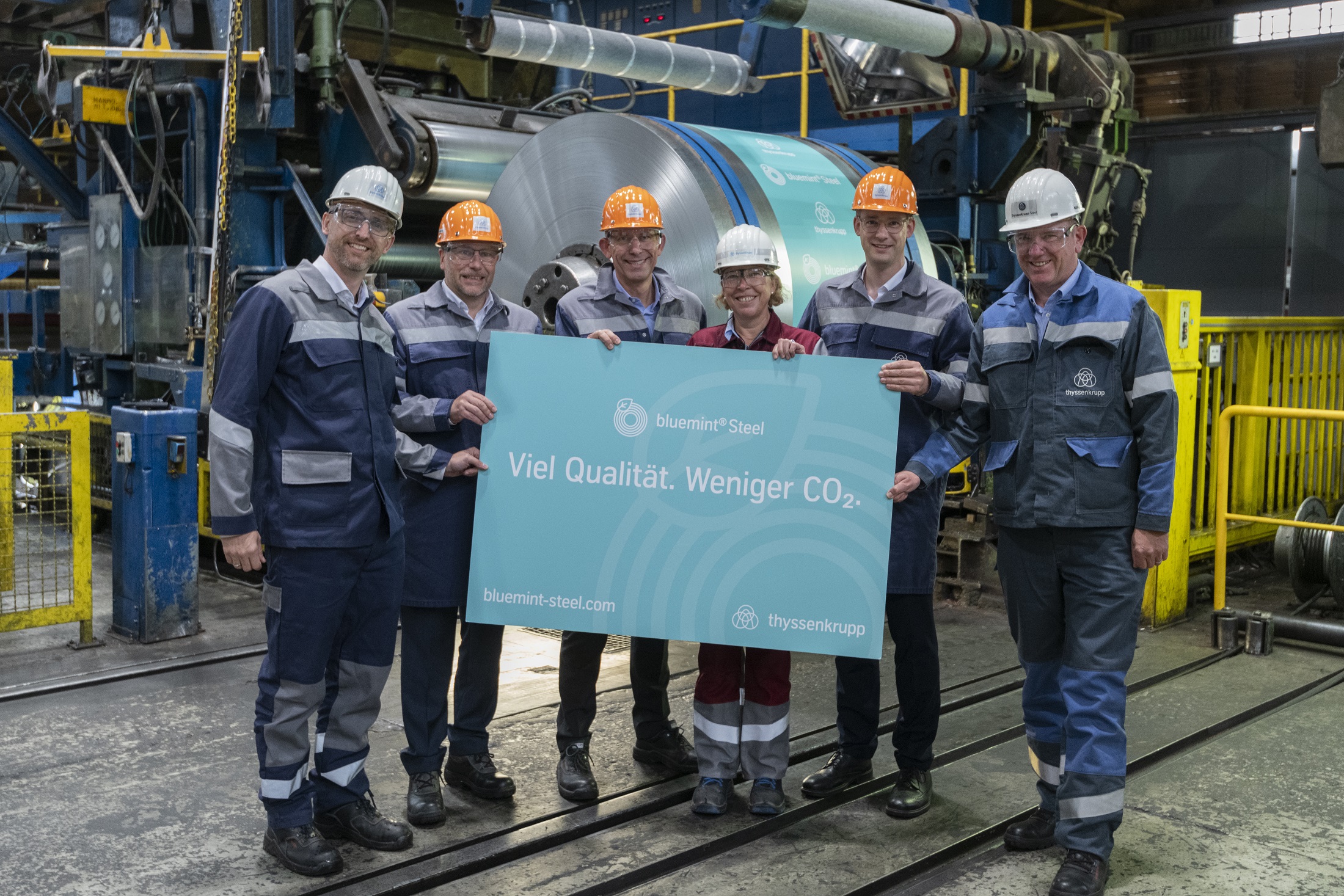 thyssenkrupp Steel und Mubea unterzeichnen Absichtserklärung für die Belieferung mit CO2-armen Stahl aus der geplanten Direktreduktionsanlage
