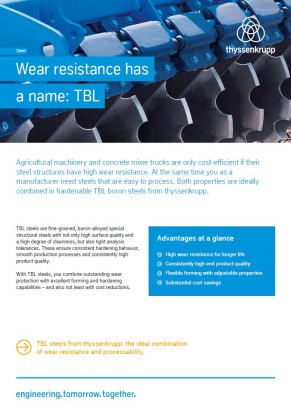 Cover Data sheet TBL