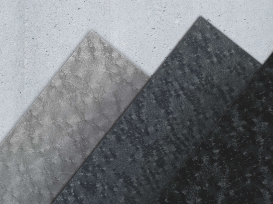 pladur® Relief Icecrystal: facades with an ice crystal structure  pladur® Relief Icecrystal: facades with an ice crystal structure