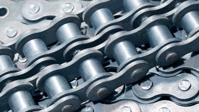 Rollenketten aus C-Stahl