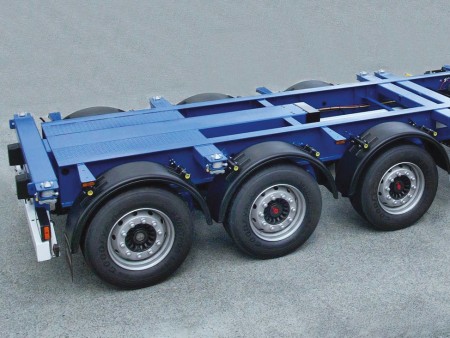 Micro-alloyed steel in axle structures of trailers.