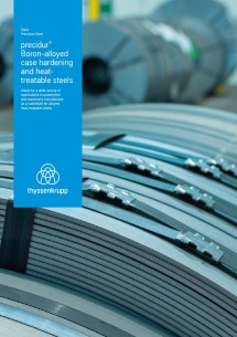 precidur® – Boron-alloyed case-hardening and heat-treatable steels precidur® – Boron-alloyed case-hardening and heat-treatable steels
