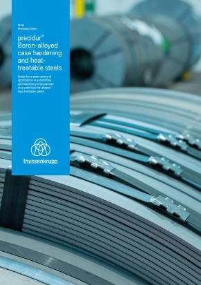 Boron alloyed case hardening and heat treatable steels