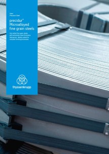 precidur® – Microalloyed fine-grain structural steel precidur® – Microalloyed fine-grain structural steel