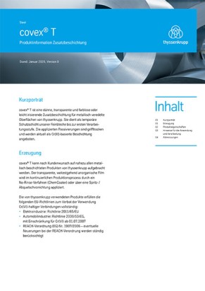 Product information covex® T