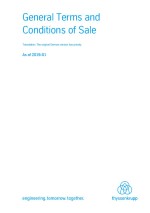 General Terms and Conditions of Sale