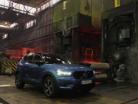 The new Volvo XC40 on-site at thyssenkrupp Steel