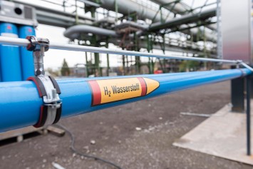 Rohrleitung mit Wasserstoff