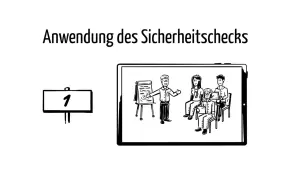 Anwendung des Sicherheistchecks