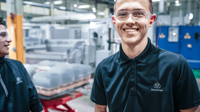 Training at Rasselstein