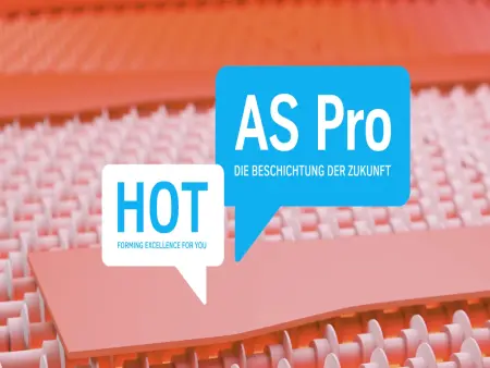 Neue Beschichtung AS Pro für die Warmumformung. Neue Beschichtung AS Pro für die Warmumformung.