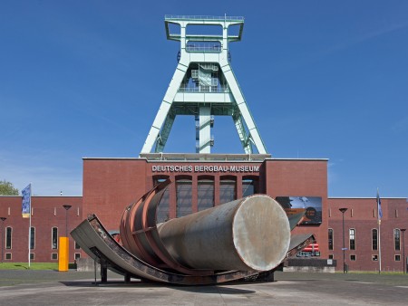 The German Mining Museum in Bochum with its distinctive headframe and outdoor exhibits – a key site of industrial heritage.
