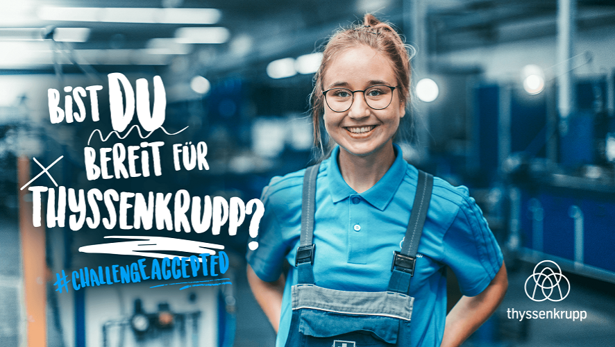 Auszubildende bei thyssenkrupp Steel