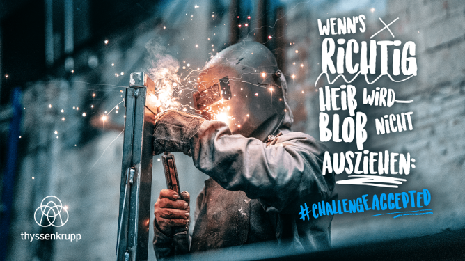 Auszubildender bei thyssenkrupp Steel