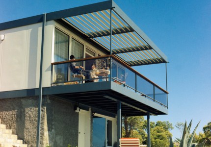 Der Verbundstahl hält Einzug in der Architektur: als Fertigbungalow 