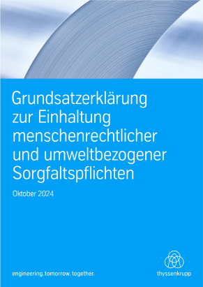 Grundsatzerklärung Sorgfaltspflichten 2024  Grundsatzerklärung Sorgfaltspflichten 2024
